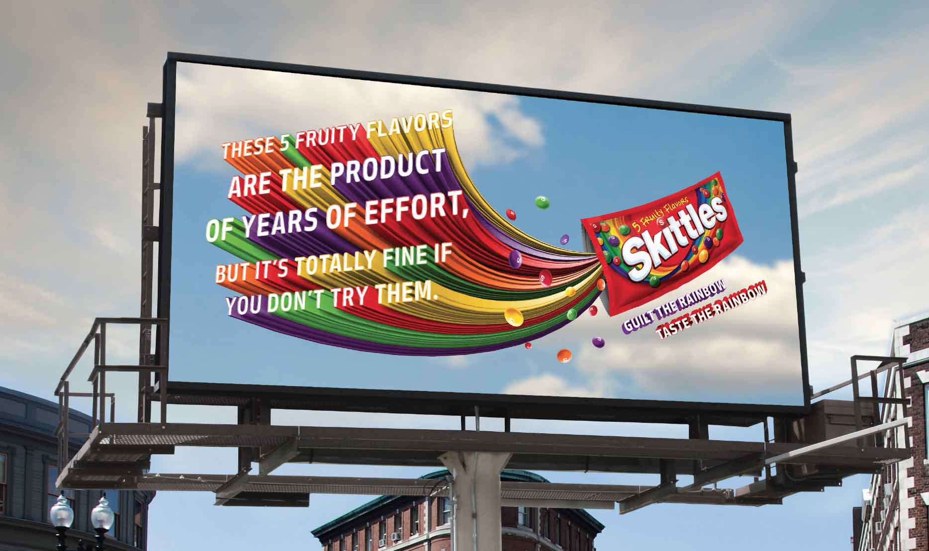 OOH-campaign-skittles-taste-the-rainbow
